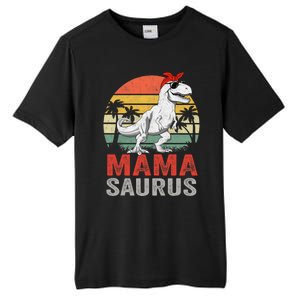 Mamasaurus T Rex Dinosaur Mama Saurus Family Matching Tall Fusion ChromaSoft Performance T-Shirt