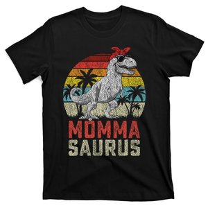 Mommasaurus T Rex Dinosaur Momma Saurus MotherS Family T-Shirt