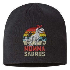 Mommasaurus T Rex Dinosaur Momma Saurus MotherS Family Sustainable Beanie