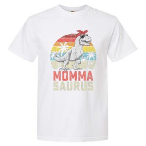 Mommasaurus T Rex Dinosaur Momma Saurus MotherS Family Garment-Dyed Heavyweight T-Shirt