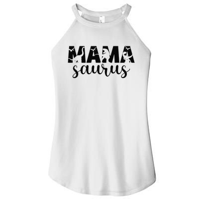 MamaSaurus T rex Dinosaur Funny Mama Saurus Mother's Day Women's Perfect Tri Rocker Tank