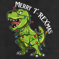 Merry T Rexmas Trex Christmas Golf Towel