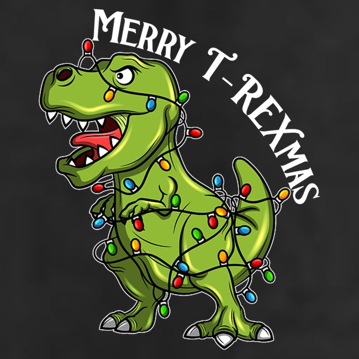 Merry T Rexmas Trex Christmas Golf Towel