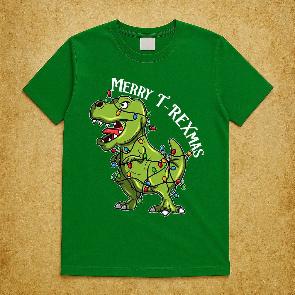 Merry T Rexmas Trex Christmas T-Shirt