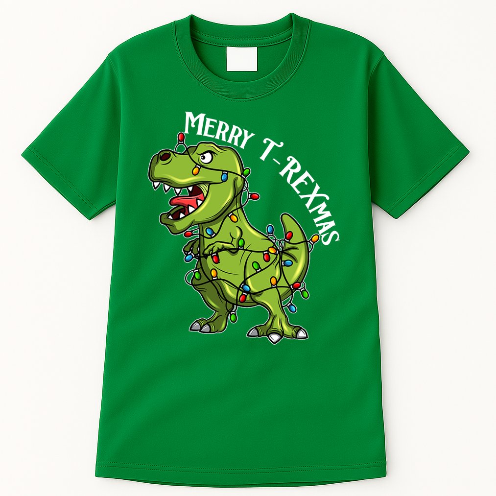 Merry T Rexmas Trex Christmas Tall T-Shirt