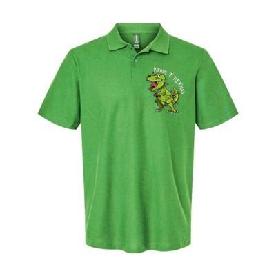 Merry T Rexmas Trex Christmas Softstyle Adult Sport Polo