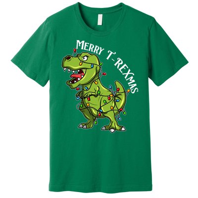 Merry T Rexmas Trex Christmas Premium T-Shirt