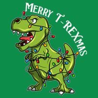 Merry T Rexmas Trex Christmas Baby Bodysuit