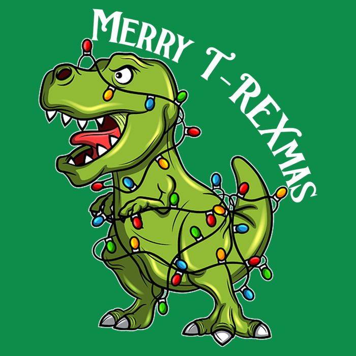 Merry T Rexmas Trex Christmas Baby Bodysuit