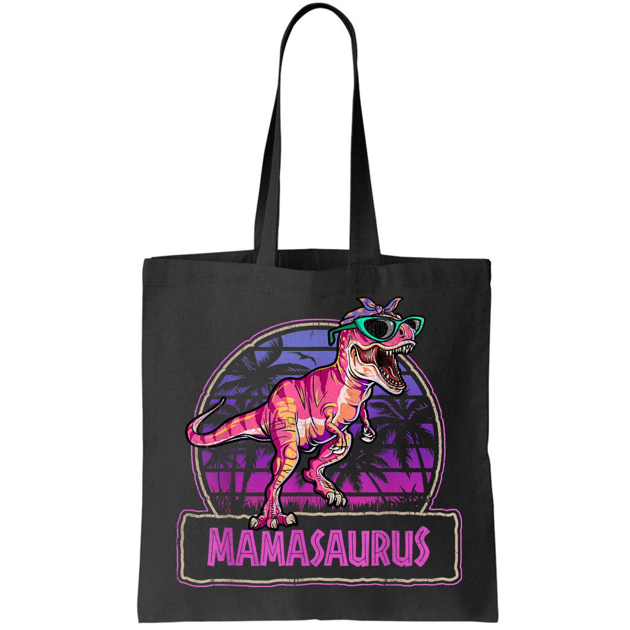 Mamasaurus T Rex Mama Saurus Women Dinosaur Family Matching Bag