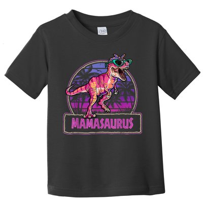 Mamasaurus T Rex Mama Saurus Women Dinosaur Family Matching Toddler T-Shirt