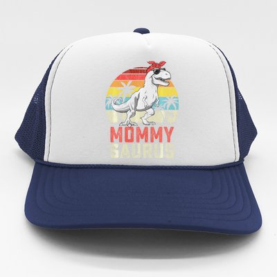 Mommysaurus T Rex Dinosaur Mommy Saurus MotherS Family Sweat Trucker Hat