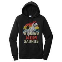 Momsaurus T Rex Dinosaur Mom Saurus MotherS Family Women's Pullover Hoodie