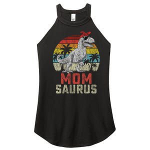 Momsaurus T Rex Dinosaur Mom Saurus MotherS Family Women's Perfect Tri Rocker Tank