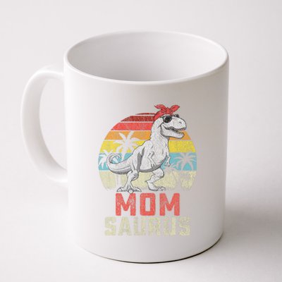 Momsaurus T Rex Dinosaur Mom Saurus MotherS Family Coffee Mug