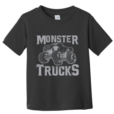 Monster Truck | Retro Vintage Off Road Toddler T-Shirt