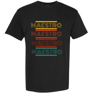 Maestro Teacher Retro Garment-Dyed Heavyweight T-Shirt