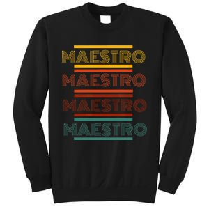 Maestro Teacher Retro Sweatshirt