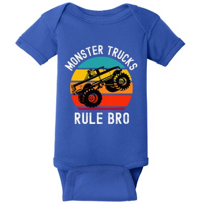 Monster Trucks Rock Baby Bodysuit