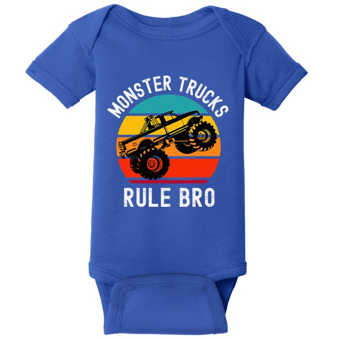 Monster Trucks Rock Baby Bodysuit