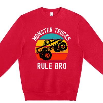 Monster Trucks Rock Premium Crewneck Sweatshirt