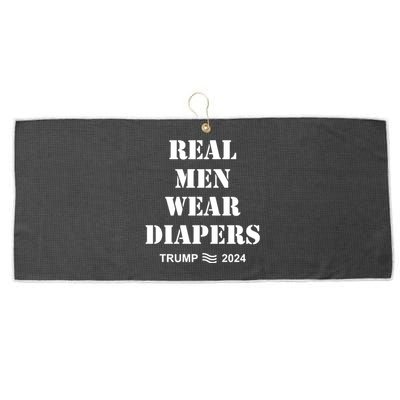 Maga Trumps Real Wear Diapers 2024 Large Microfiber Waffle Golf Towel