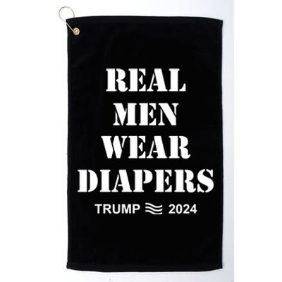 Maga Trumps Real Wear Diapers 2024 Platinum Collection Golf Towel