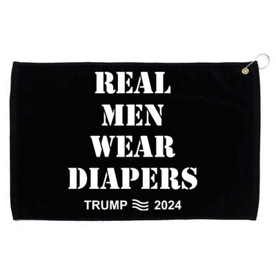 Maga Trumps Real Wear Diapers 2024 Grommeted Golf Towel