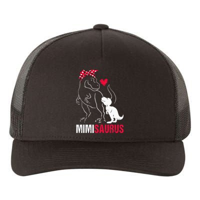 Mimisaurus T Rex Dinosaur Mimi Saurus mother's day Yupoong Adult 5-Panel Trucker Hat