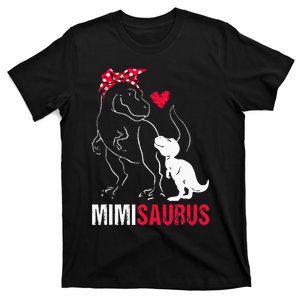 Mimisaurus T Rex Dinosaur Mimi Saurus mother's day T-Shirt