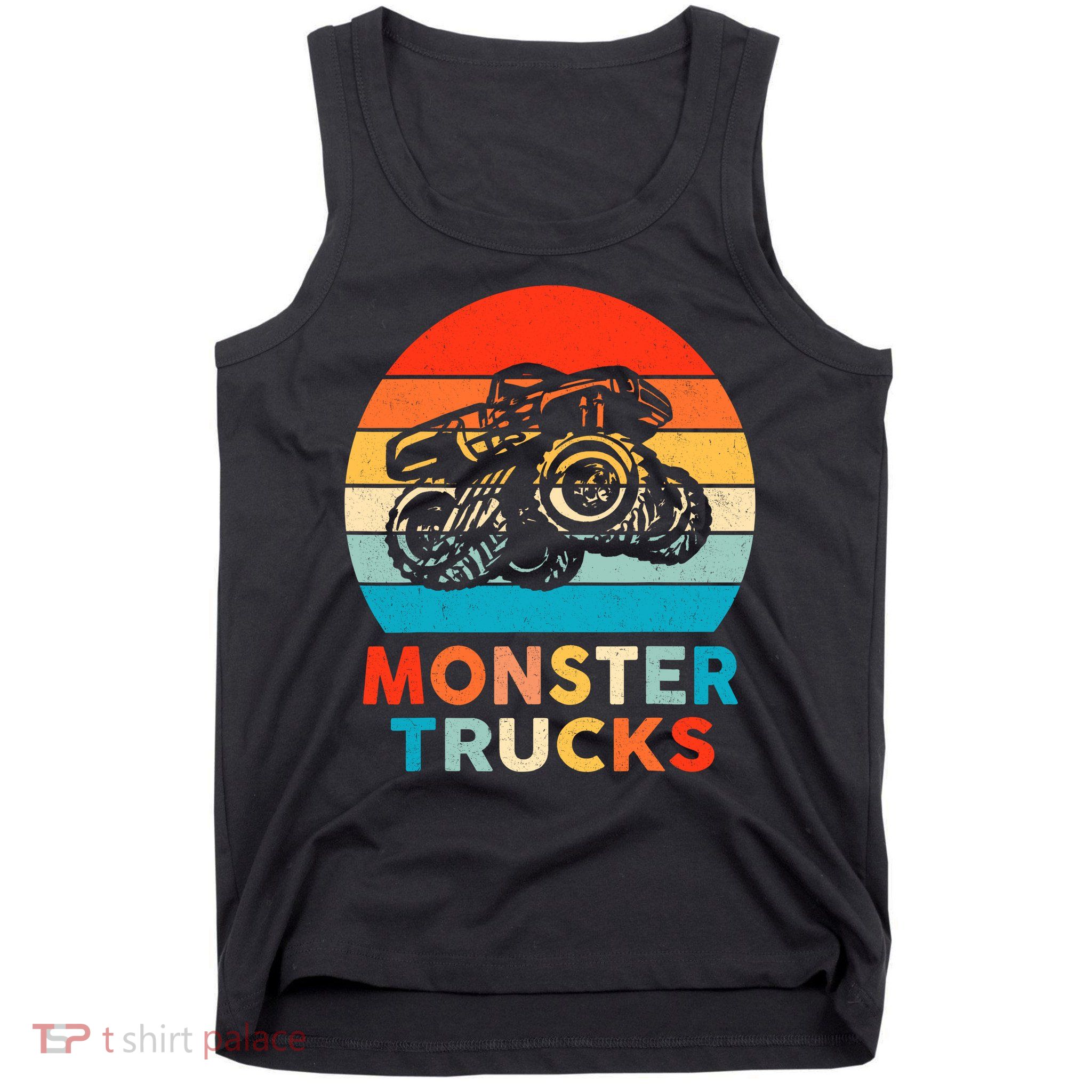 Monster Truck Retro Vintage Gift Tank Top