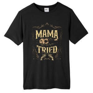 Mama Tried Renegade Outlaw Music Lovers Country Tall Fusion ChromaSoft Performance T-Shirt