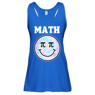 Math Teacher Retro Smile Face Gift Ladies Essential Flowy Tank