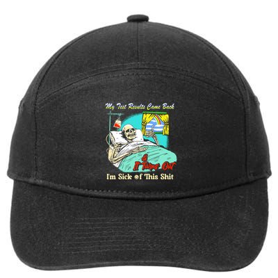 My Test Results Come Back & It Turns Out I’M Sick Of This Shit 7-Panel Snapback Hat