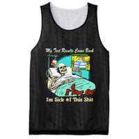 My Test Results Come Back & It Turns Out I’M Sick Of This Shit Mesh Reversible Basketball Jersey Tank