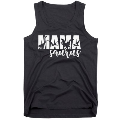 MamaSaurus T Rex Dinosaur Funny Mama Saurus Mother's Day Tank Top