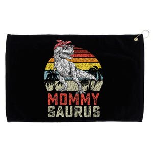 Mommysaurus T Rex Dinosaur Mommy Saurus Family Matching Grommeted Golf Towel