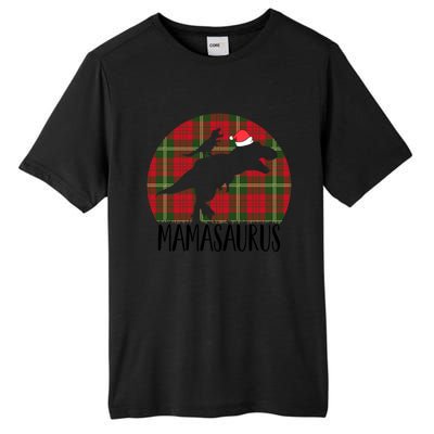 Mamasaurus T Rex Matching Family Christmas Dinosaur Mom Gift Tall Fusion ChromaSoft Performance T-Shirt