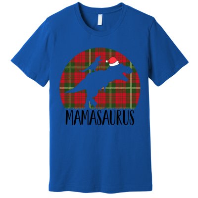 Mamasaurus T Rex Matching Family Christmas Dinosaur Mom Gift Premium T-Shirt