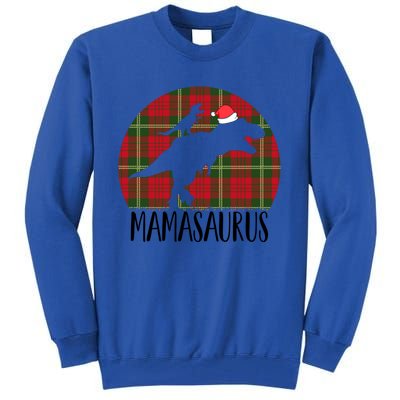 Mamasaurus T Rex Matching Family Christmas Dinosaur Mom Gift Tall Sweatshirt