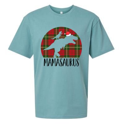 Mamasaurus T Rex Matching Family Christmas Dinosaur Mom Gift Sueded Cloud Jersey T-Shirt