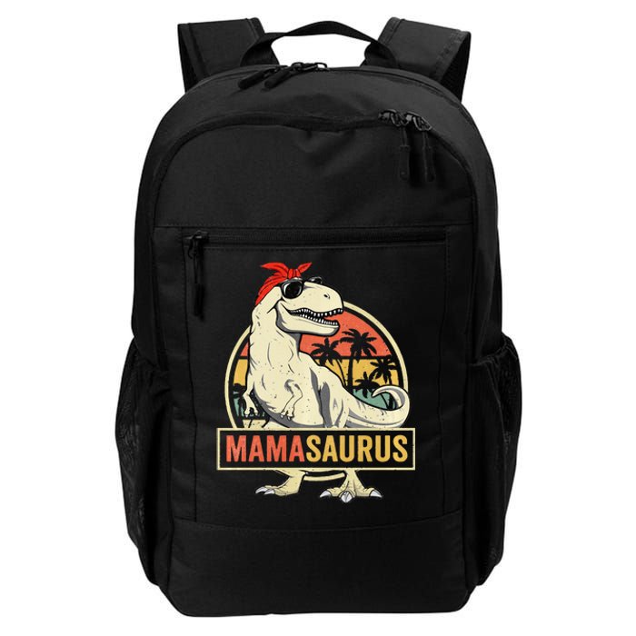 Mamasaurus T rex dinosaur Funny Mother's Day Gifts Mom Mommy Daily Commute Backpack