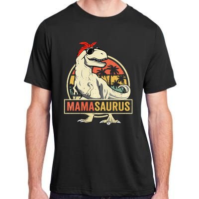 Mamasaurus T rex dinosaur Funny Mother's Day Gifts Mom Mommy Adult ChromaSoft Performance T-Shirt