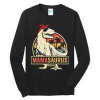 Mamasaurus T rex dinosaur Funny Mother's Day Gifts Mom Mommy Tall Long Sleeve T-Shirt