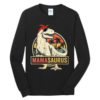 Mamasaurus T rex dinosaur Funny Mother's Day Gifts Mom Mommy Tall Long Sleeve T-Shirt