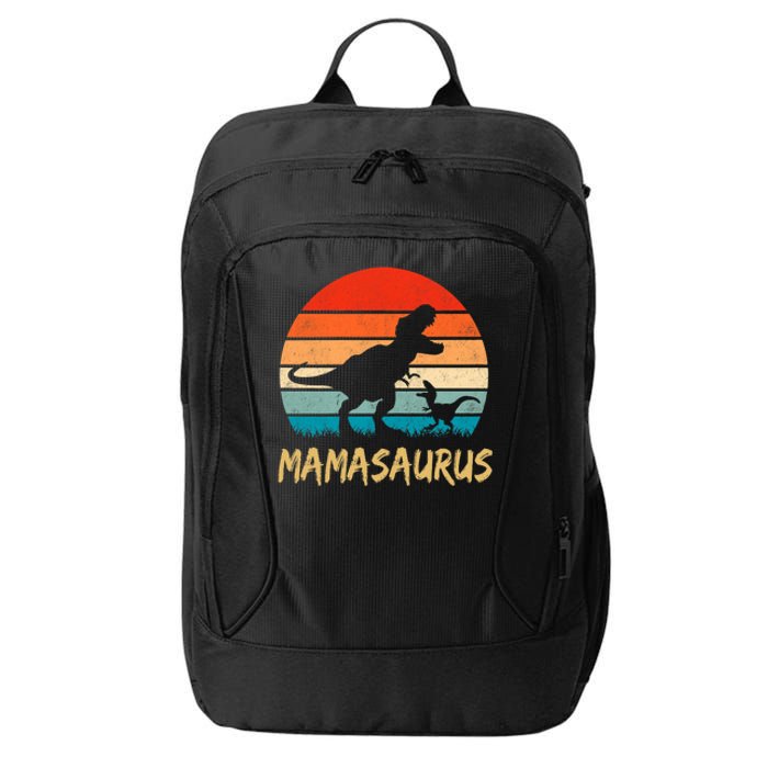 Mamasaurus T Rex Dinosaur Mama Saurus Family Matching City Backpack