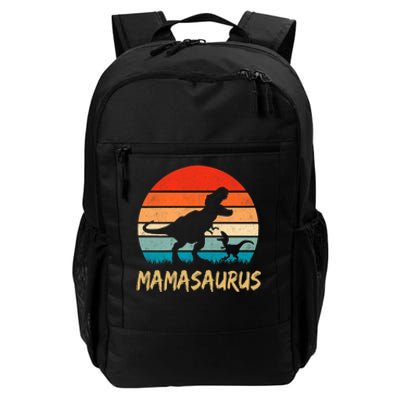 Mamasaurus T Rex Dinosaur Mama Saurus Family Matching Daily Commute Backpack