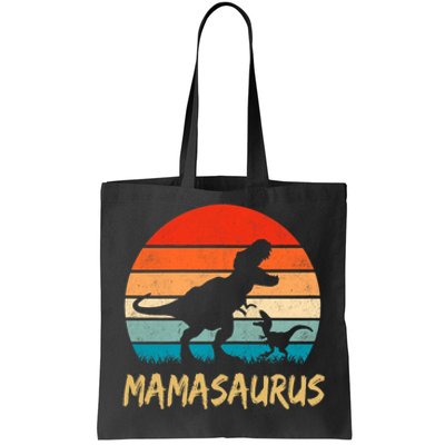 Mamasaurus T Rex Dinosaur Mama Saurus Family Matching Tote Bag