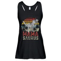 Mamasaurus T Rex Dinosaur Mama Saurus Family Matching Ladies Essential Flowy Tank