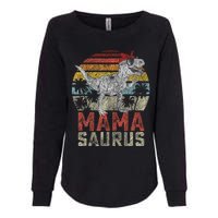 Mamasaurus T Rex Dinosaur Mama Saurus Family Matching Womens California Wash Sweatshirt